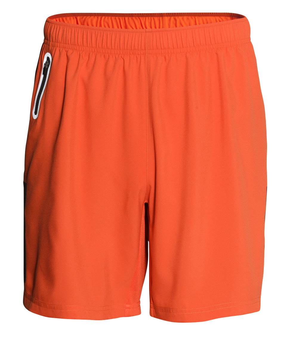 6 Day Orange workout shorts with Comfort Workout Clothes