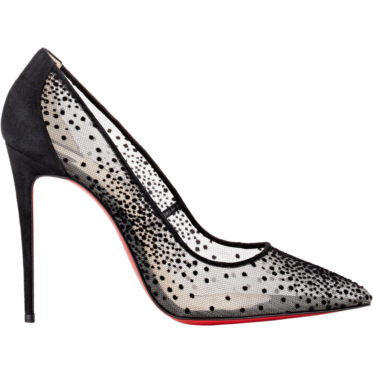 christian louboutin lace pump