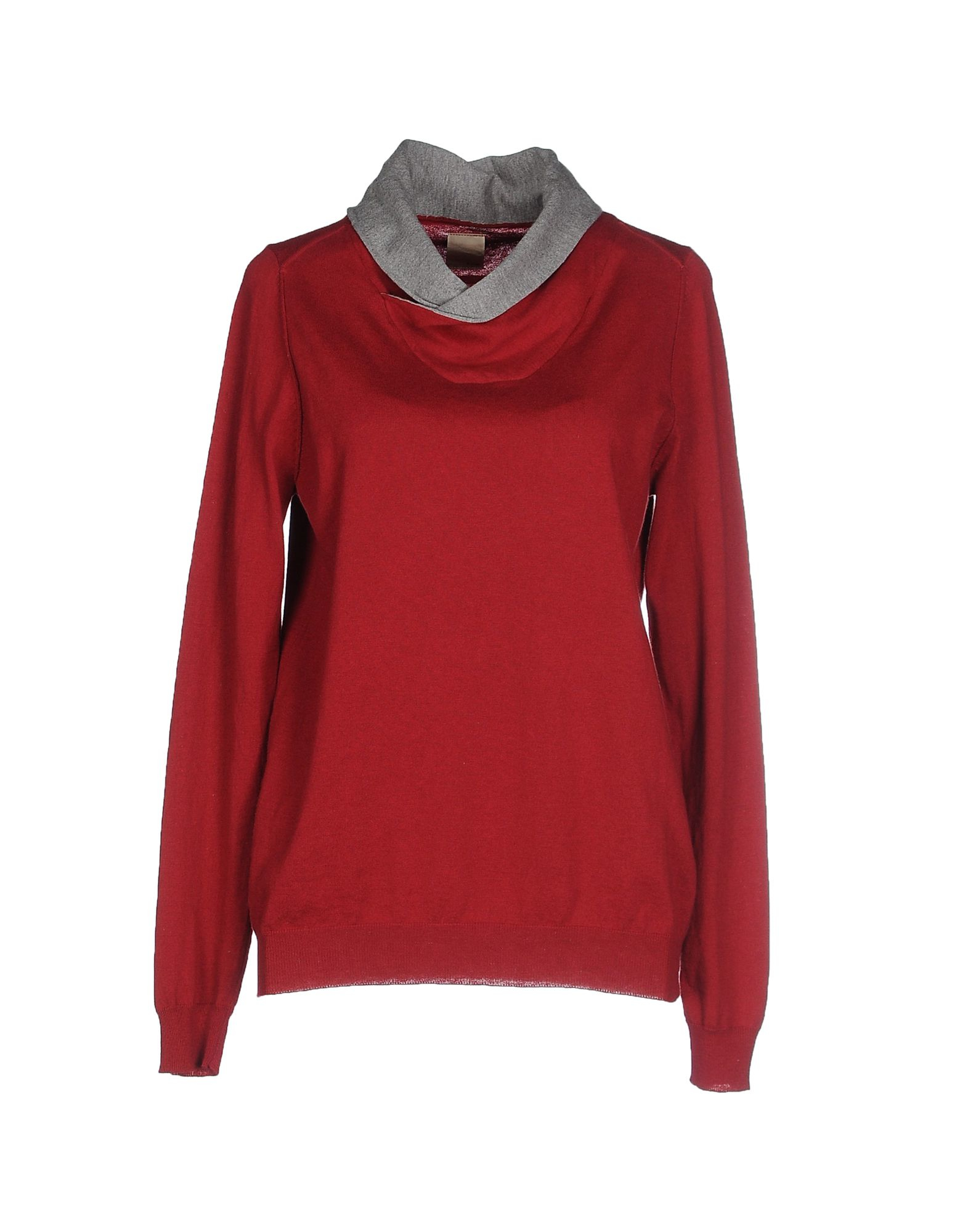  Kaos Turtleneck  in Red Maroon Lyst