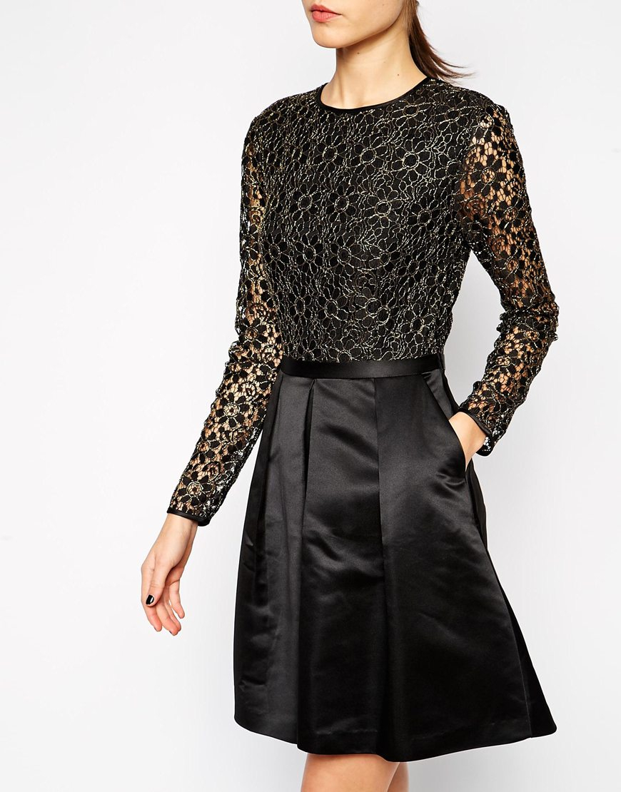 Long black dress full skirt Long black dress full skirt