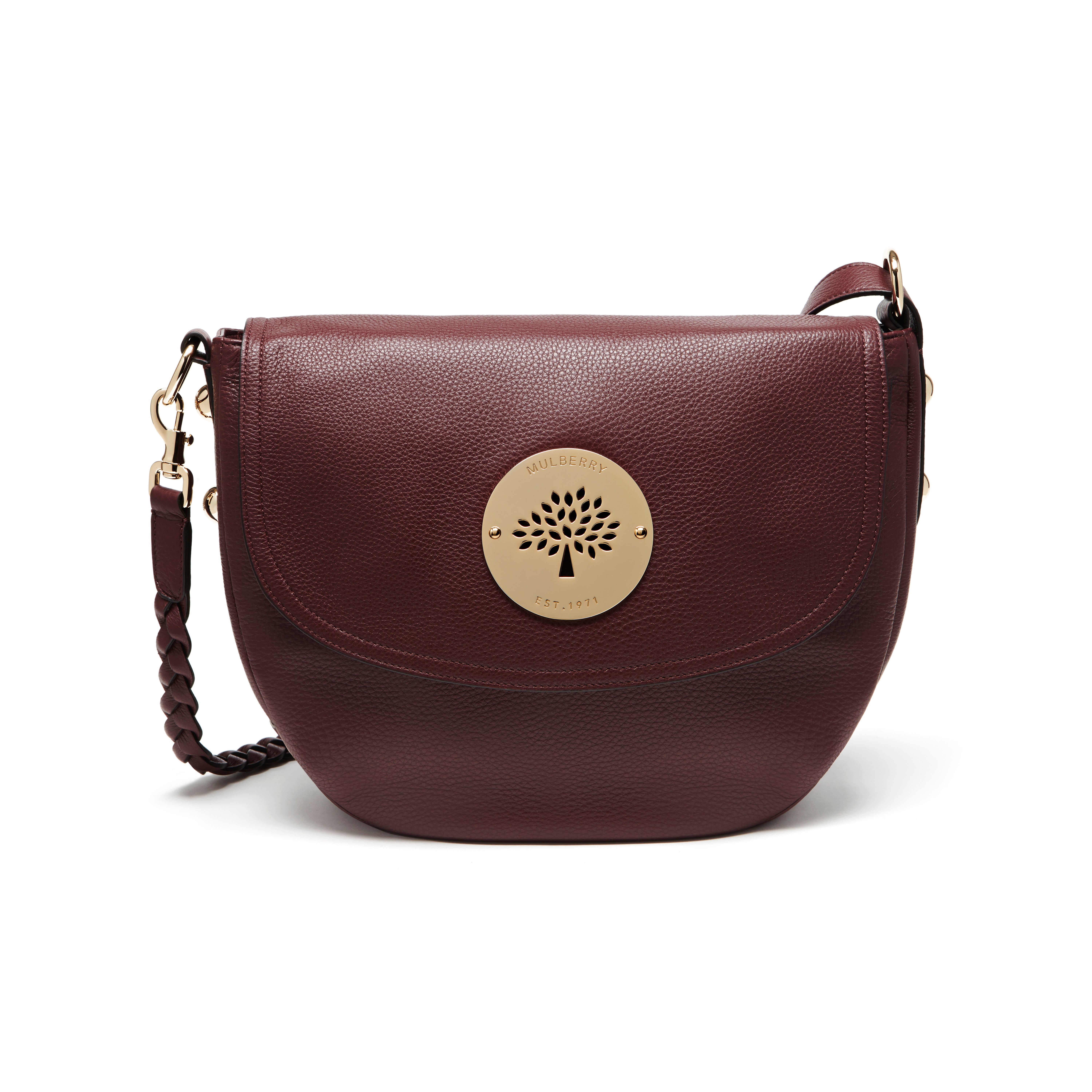 Lyst Mulberry Daria Satchel In Red Gallery Women S Mulberry Daria