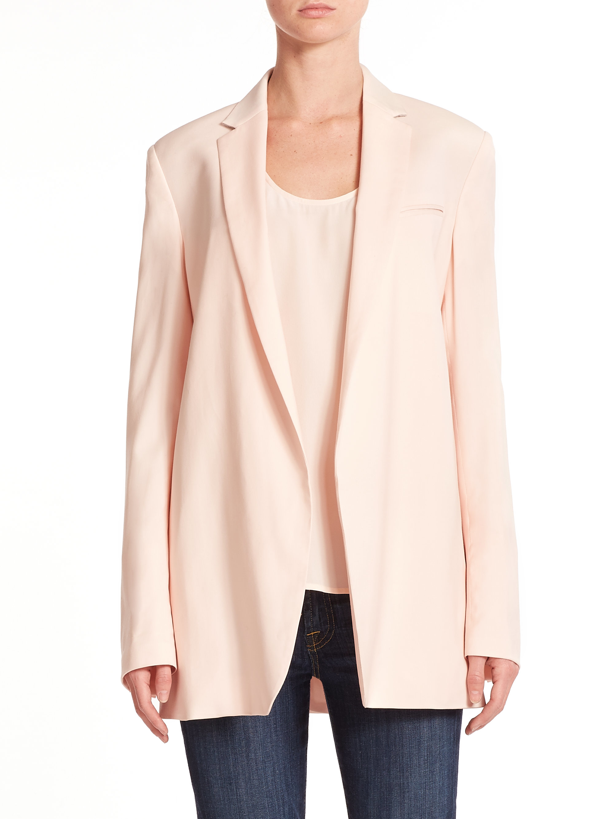 Equipment Kadley Oversized Blazer in Natural Lyst