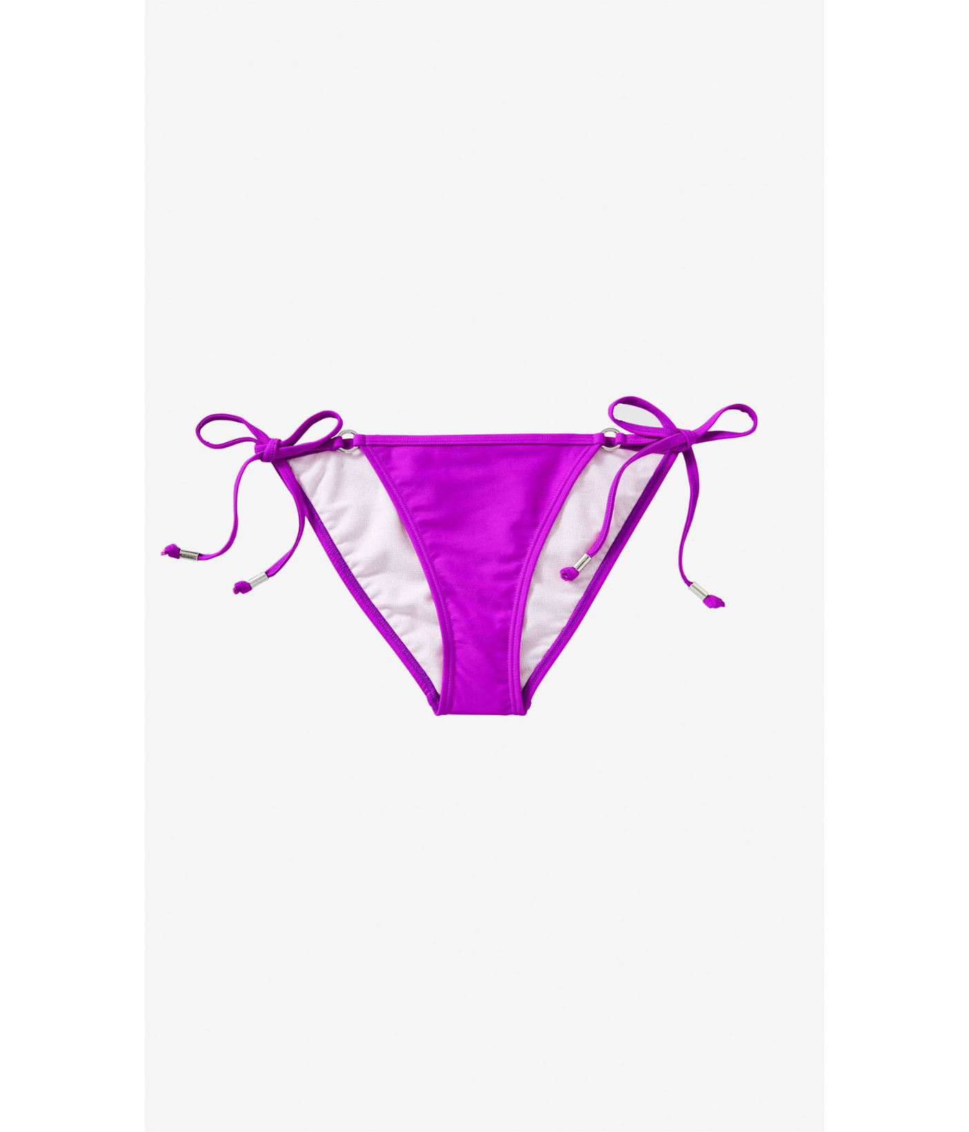 Express String Bikini Swim Bottom - Berry Pink in Purple (PINK HEATHER ...