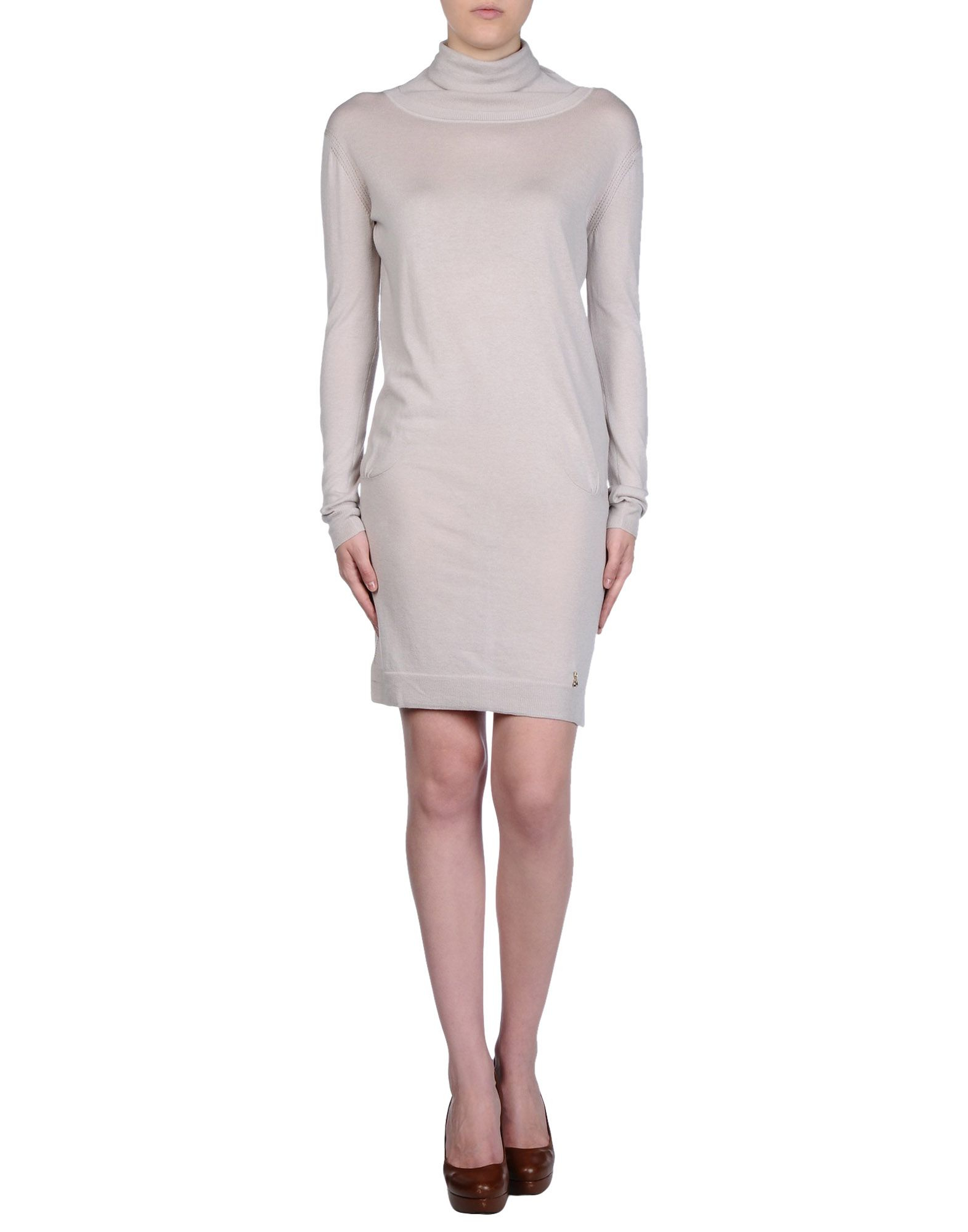 Patrizia pepe Short Dress in Gray | Lyst