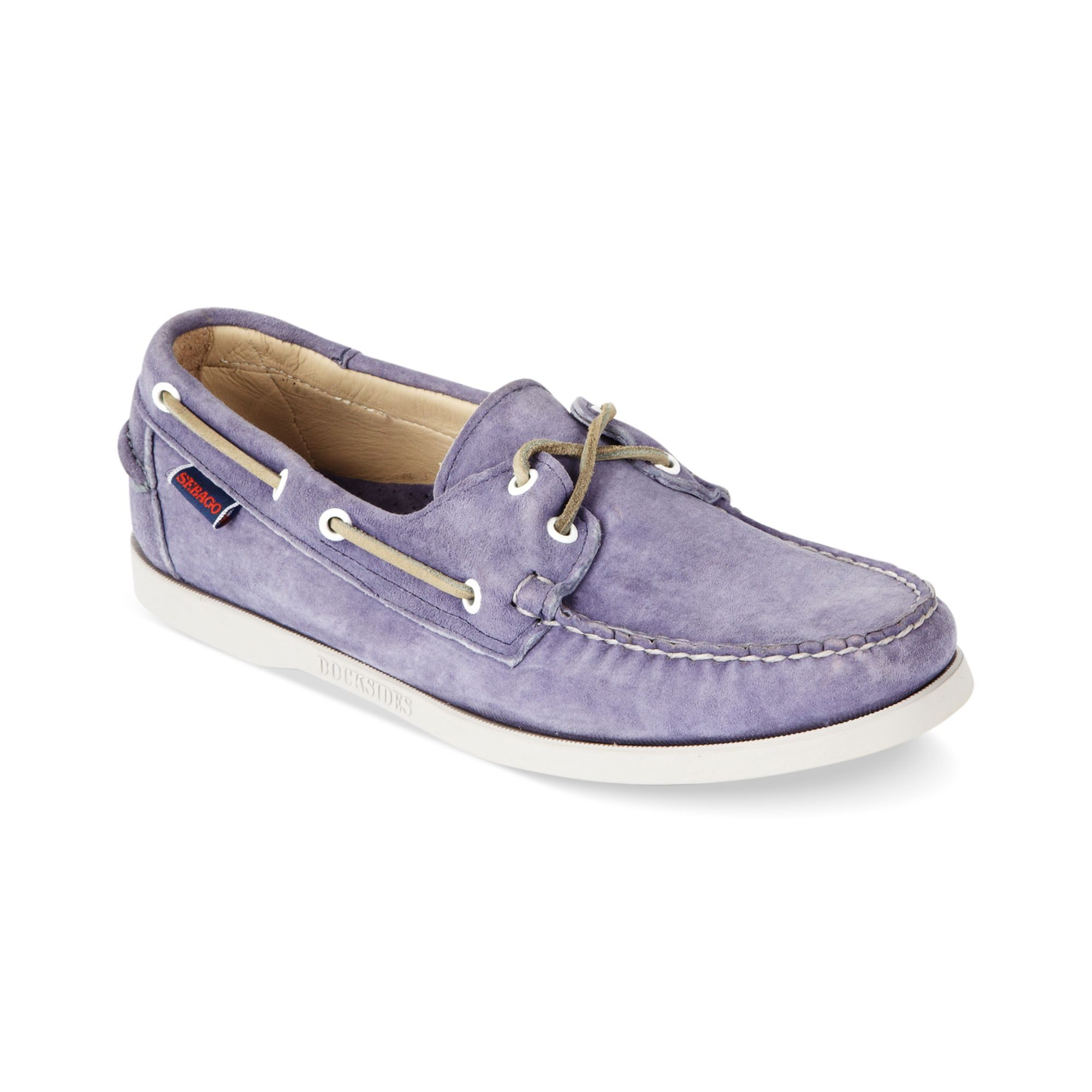 Sebago Docksides Boat Shoes In Purple For Men Lyst 1489