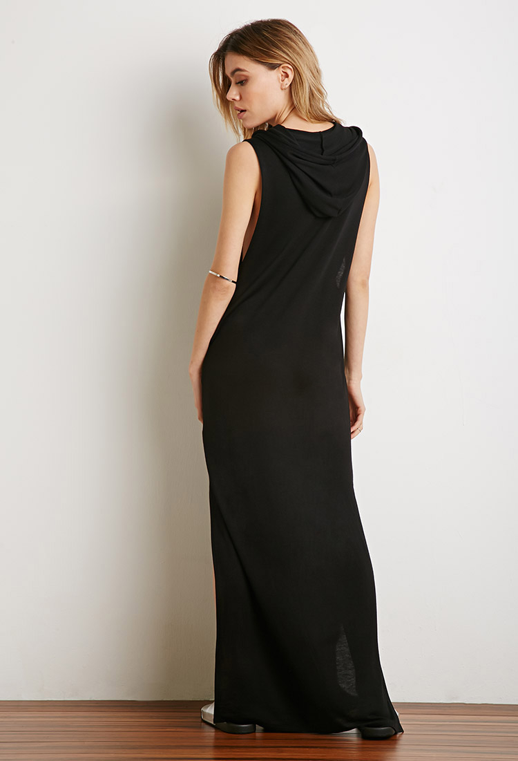 Hooded Maxi Dress