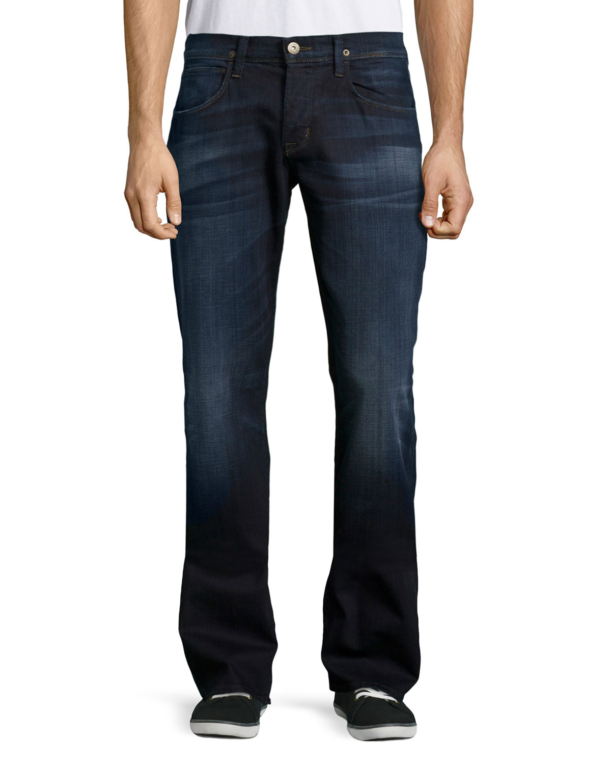 Hudson Clifton Bootcut Jeans in Blue for Men | Lyst