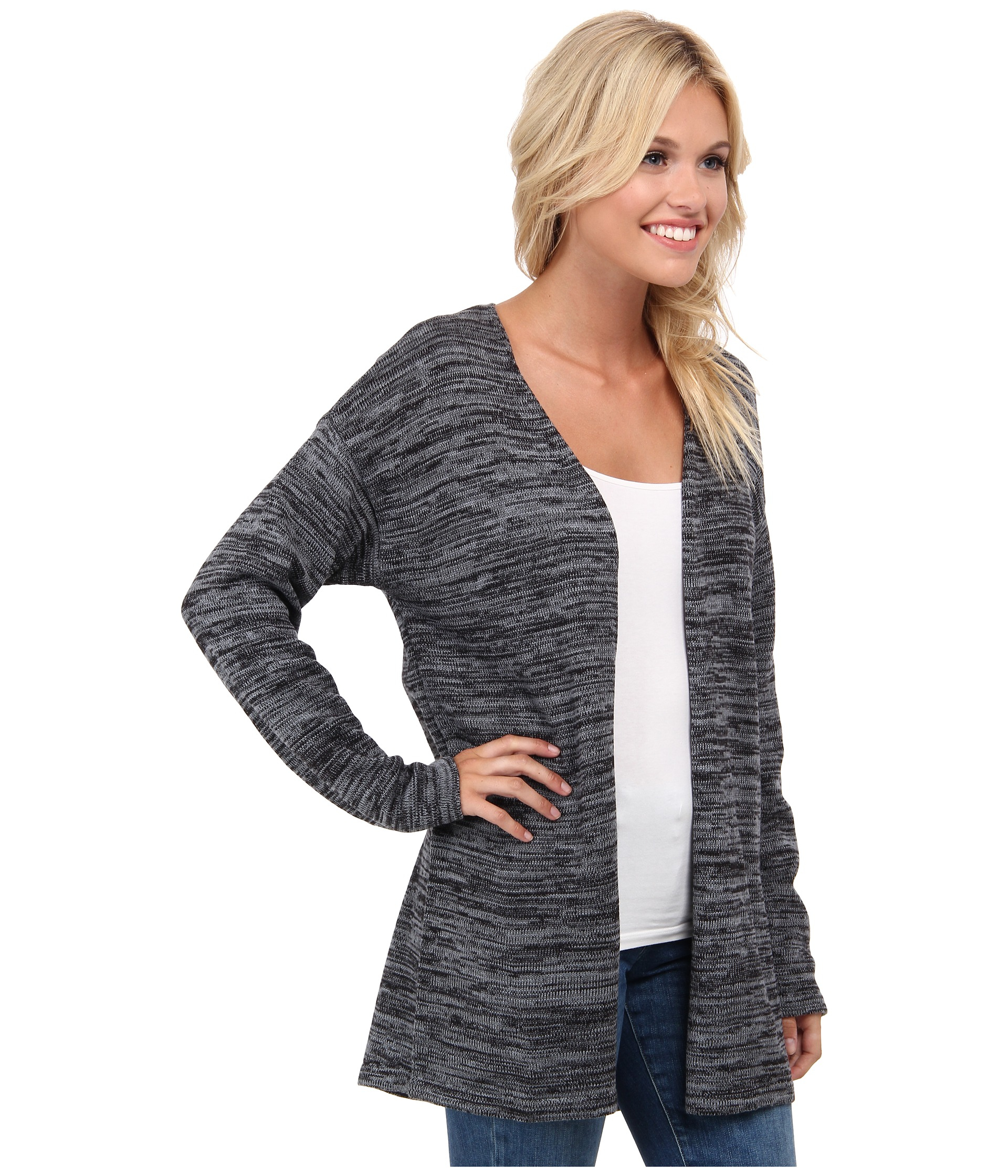 Hurley Rococco Cardigan Sweater in Gray | Lyst