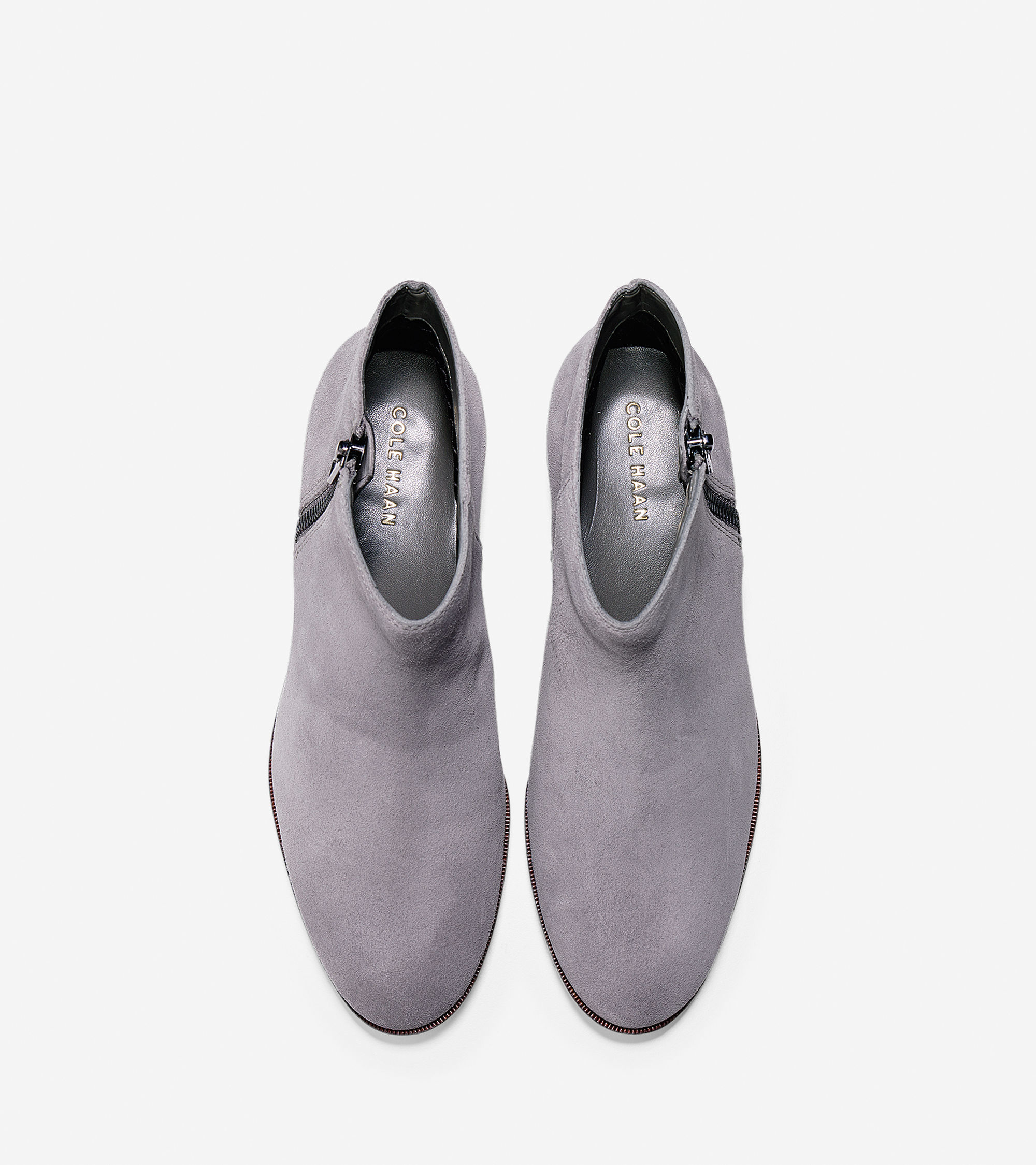cole haan gray suede boots