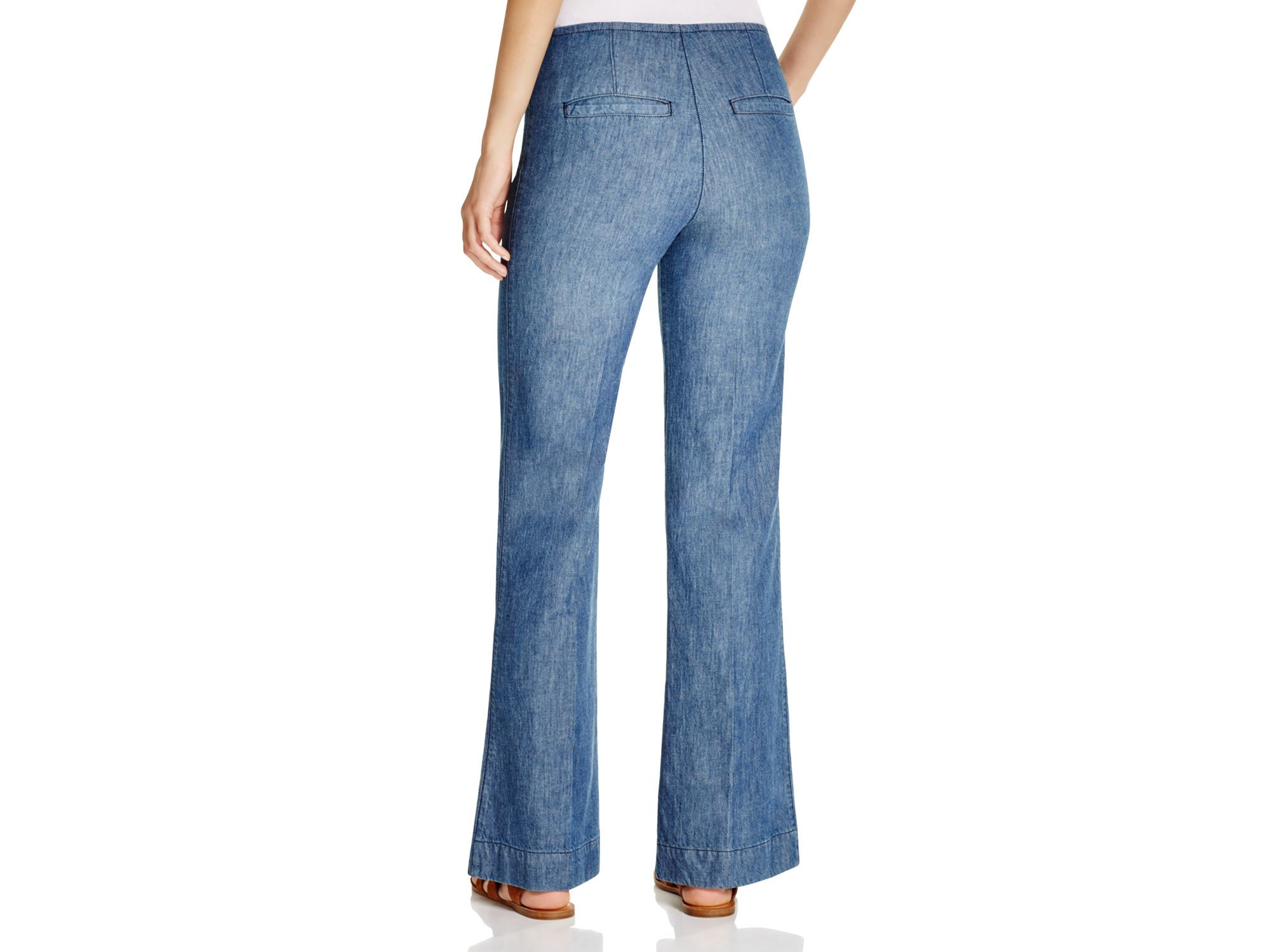 wide leg sailor jeans