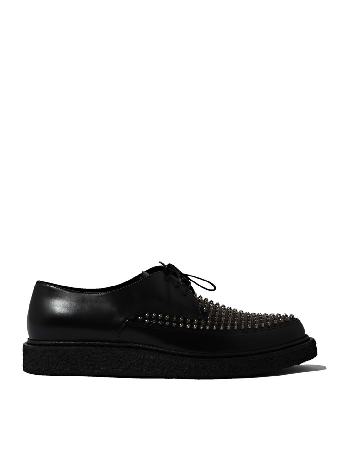 Saint laurent Mens Studded Creeper Shoes in Black for Men | Lyst