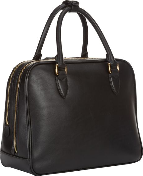 Jaeger Attwell Leather Handbag in Black | Lyst