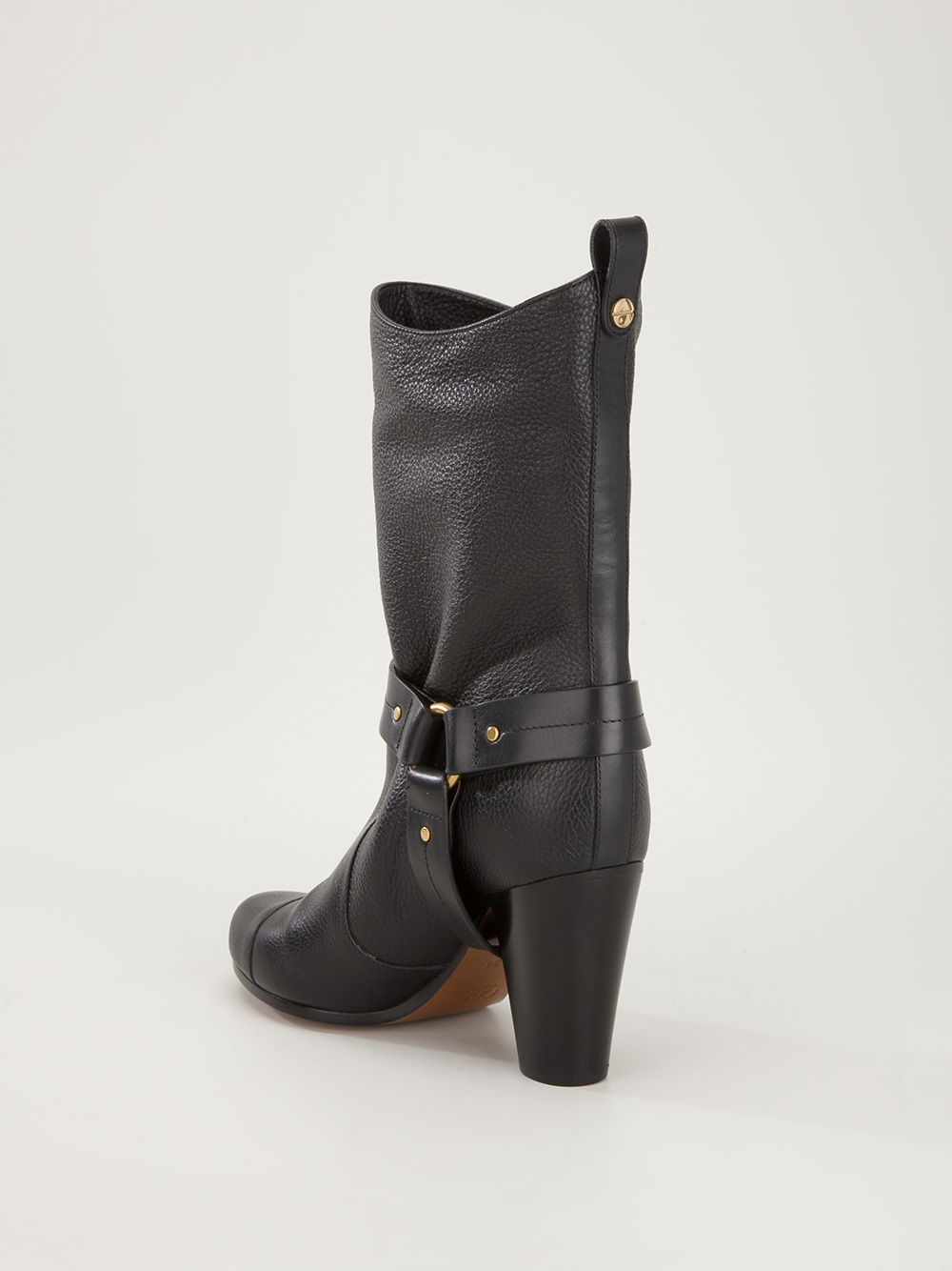 chloe buckle boots