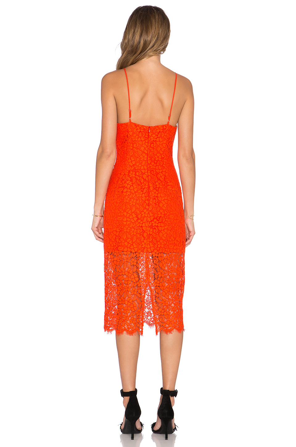 sienna mesh ruffled dress