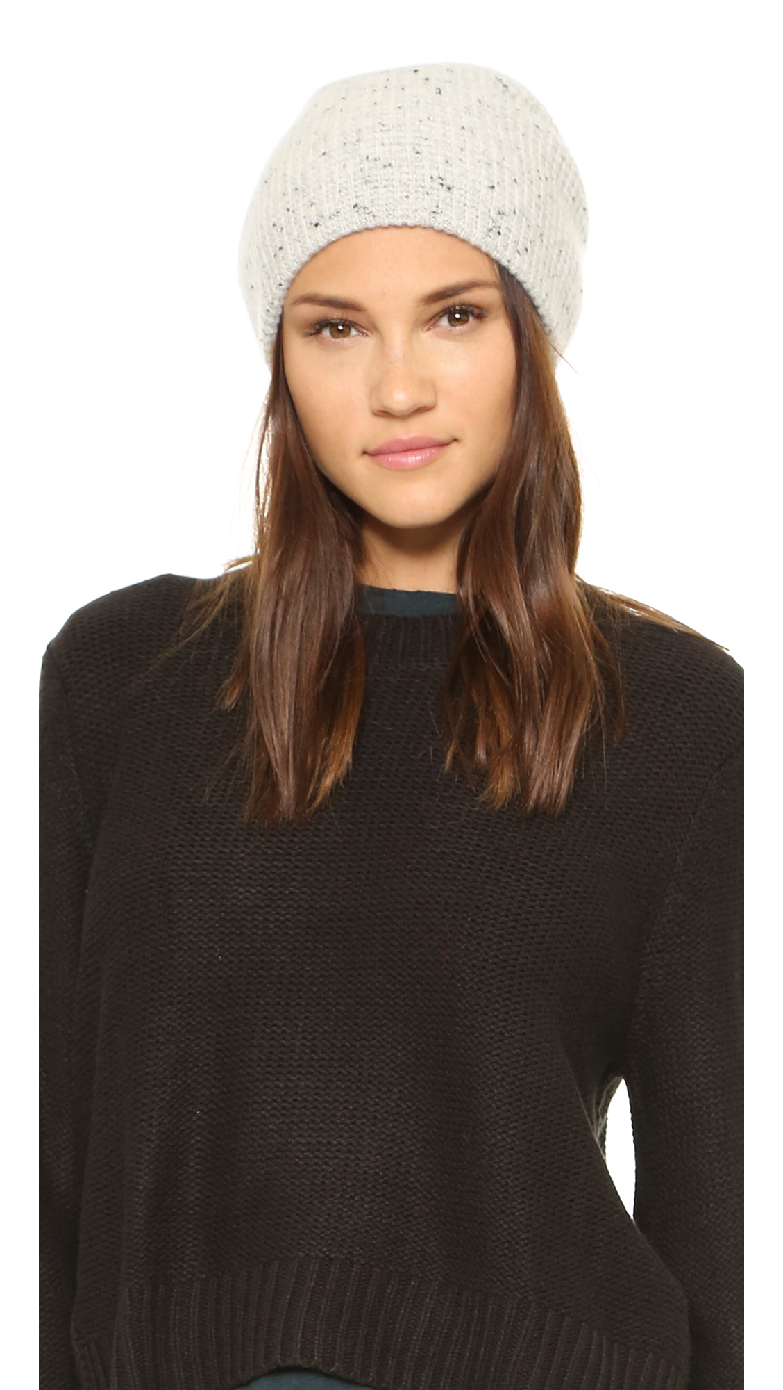 Lyst - Madewell Cashmere Waffle Knit Hat in Natural