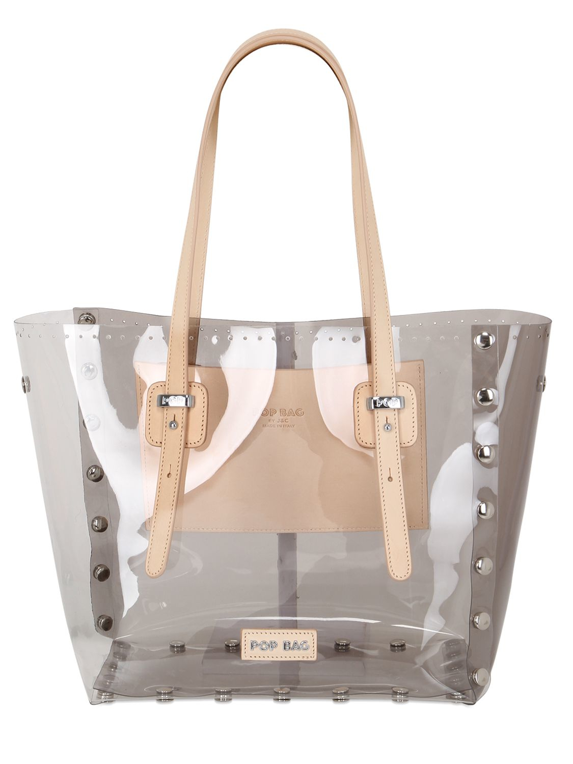 Lyst J C Jackyceline Medi Crystal Transpa Pvc Tote Bag Gallery