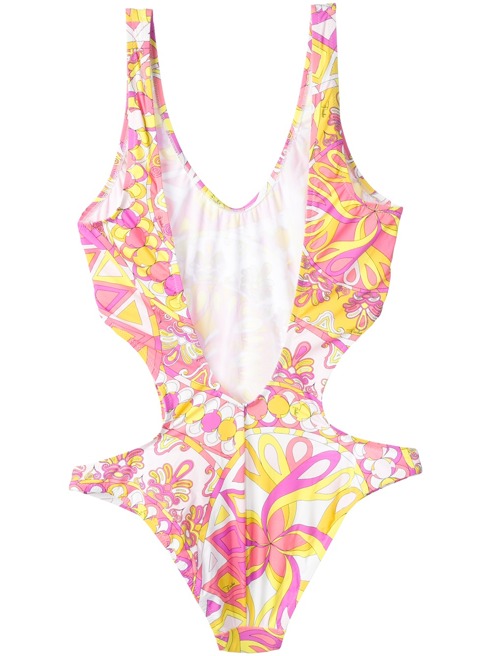 Lyst - Emilio Pucci Graphic Print Swimsuit