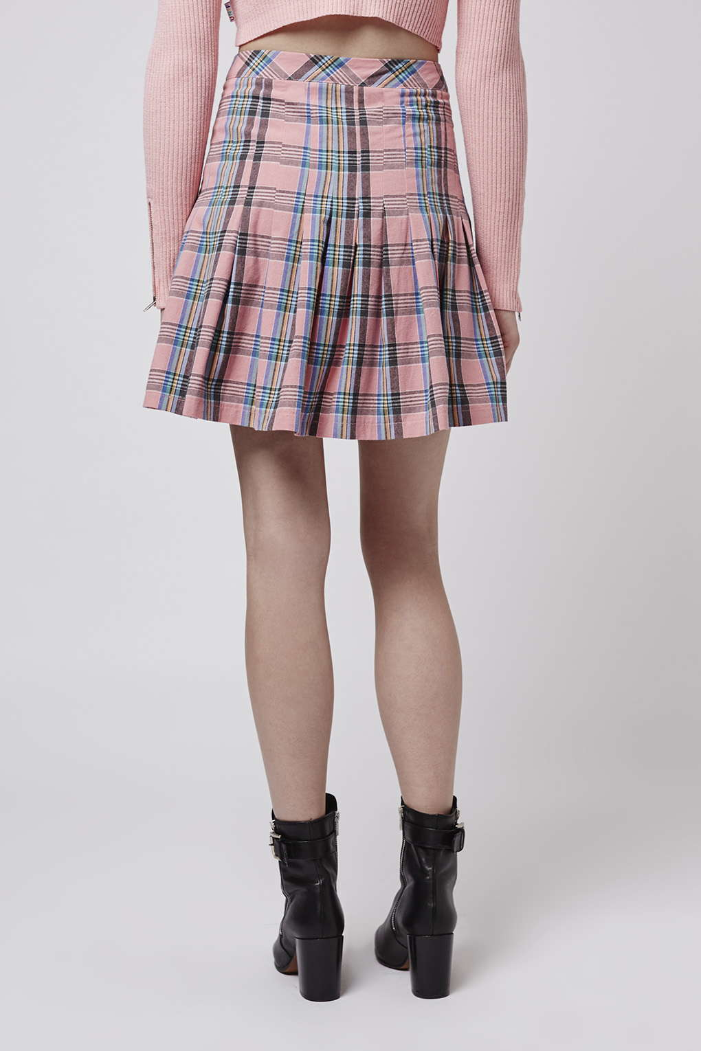 Lyst Plaid Tennis Skirt By Unif in Pink