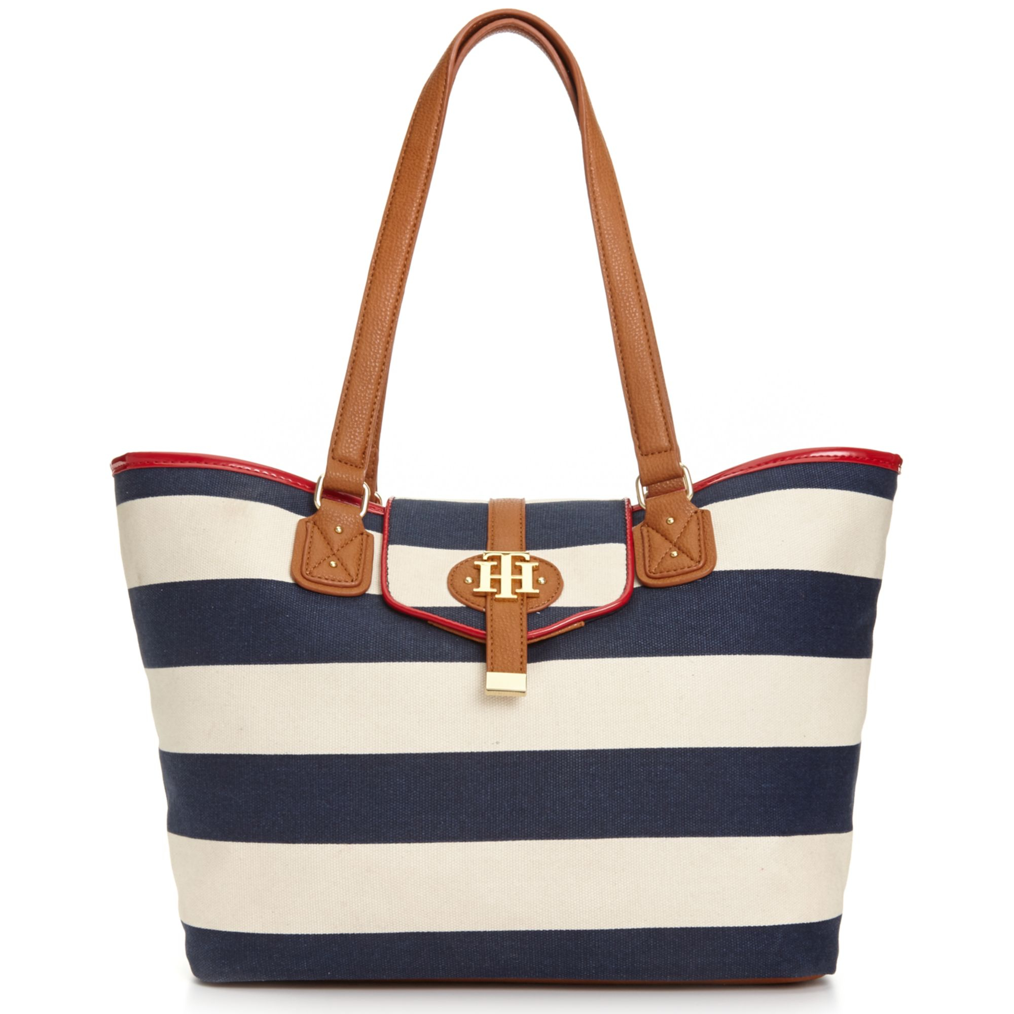 Tommy Hilfiger Th Keepsake Tote in Natural - Lyst