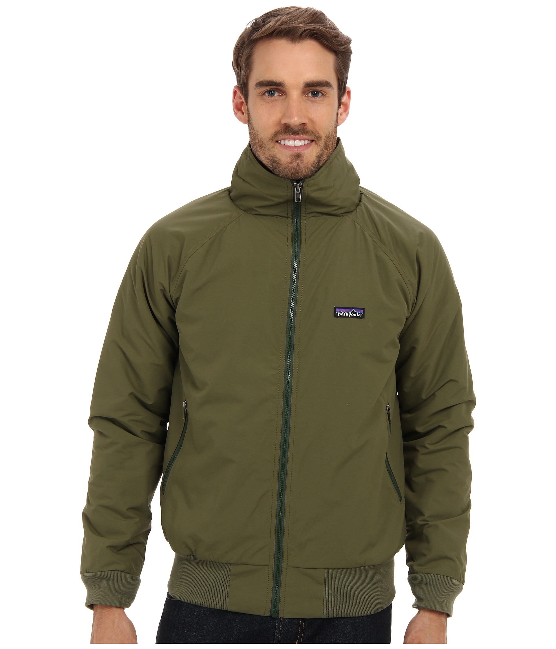Patagonia Shelled Synchilla® Jacket in Green for Men | Lyst