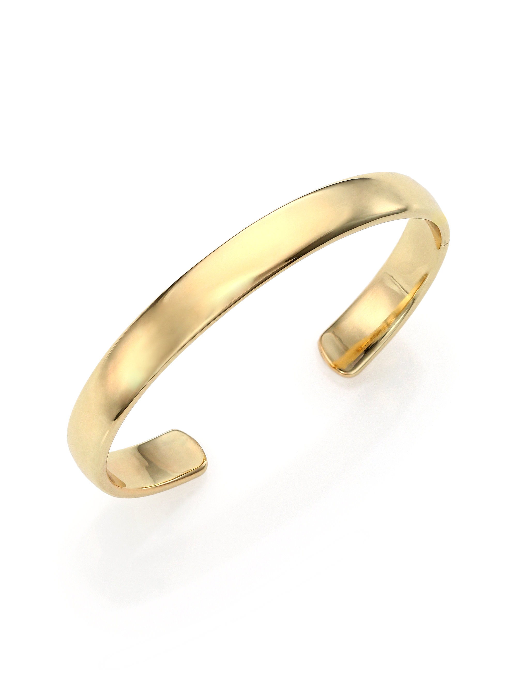 Lyst Ippolita Gl 18k Yellow Gold Cuff Bracelet In Metallic Gallery Previously Sold At Saks Fifth Avenue Women S Gold Cuff Bracelets