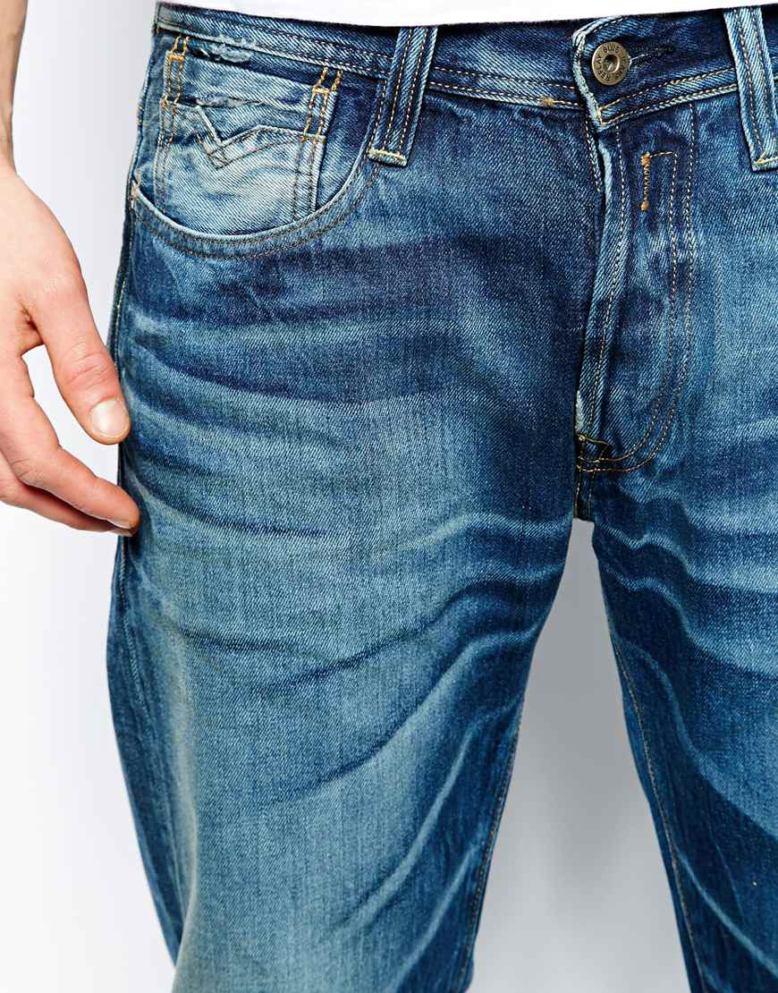 Lyst - Replay Jeans New Doc in Blue for Men