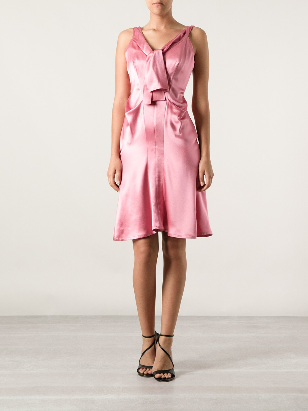draped neckline