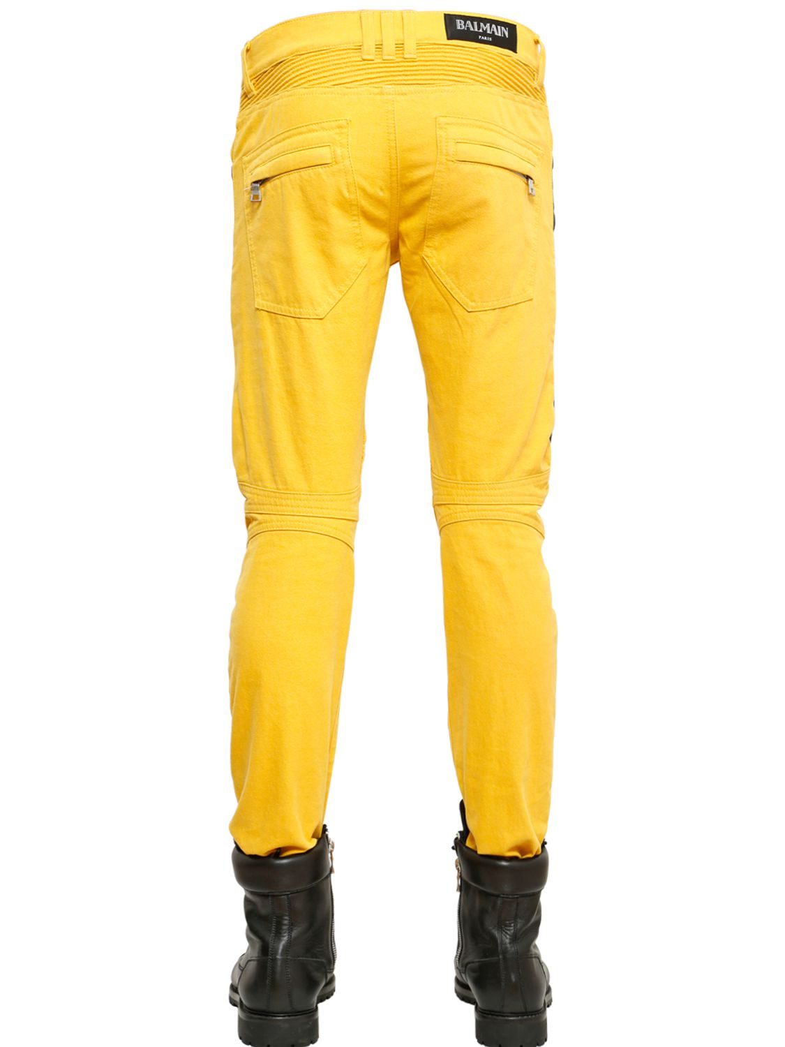 yellow jeans mens