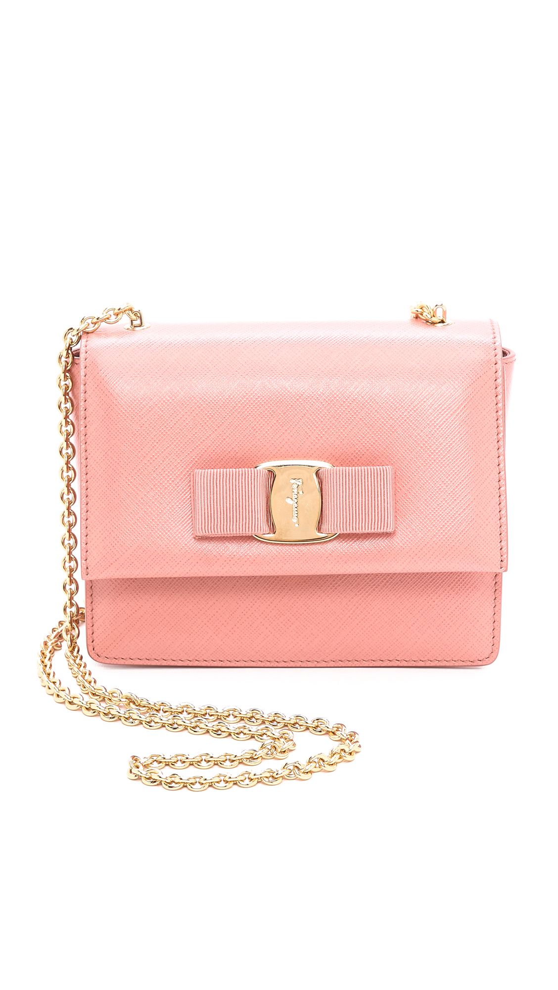 Ferragamo Ginny Cross Body Bag Blush in Pink (Blush) | Lyst