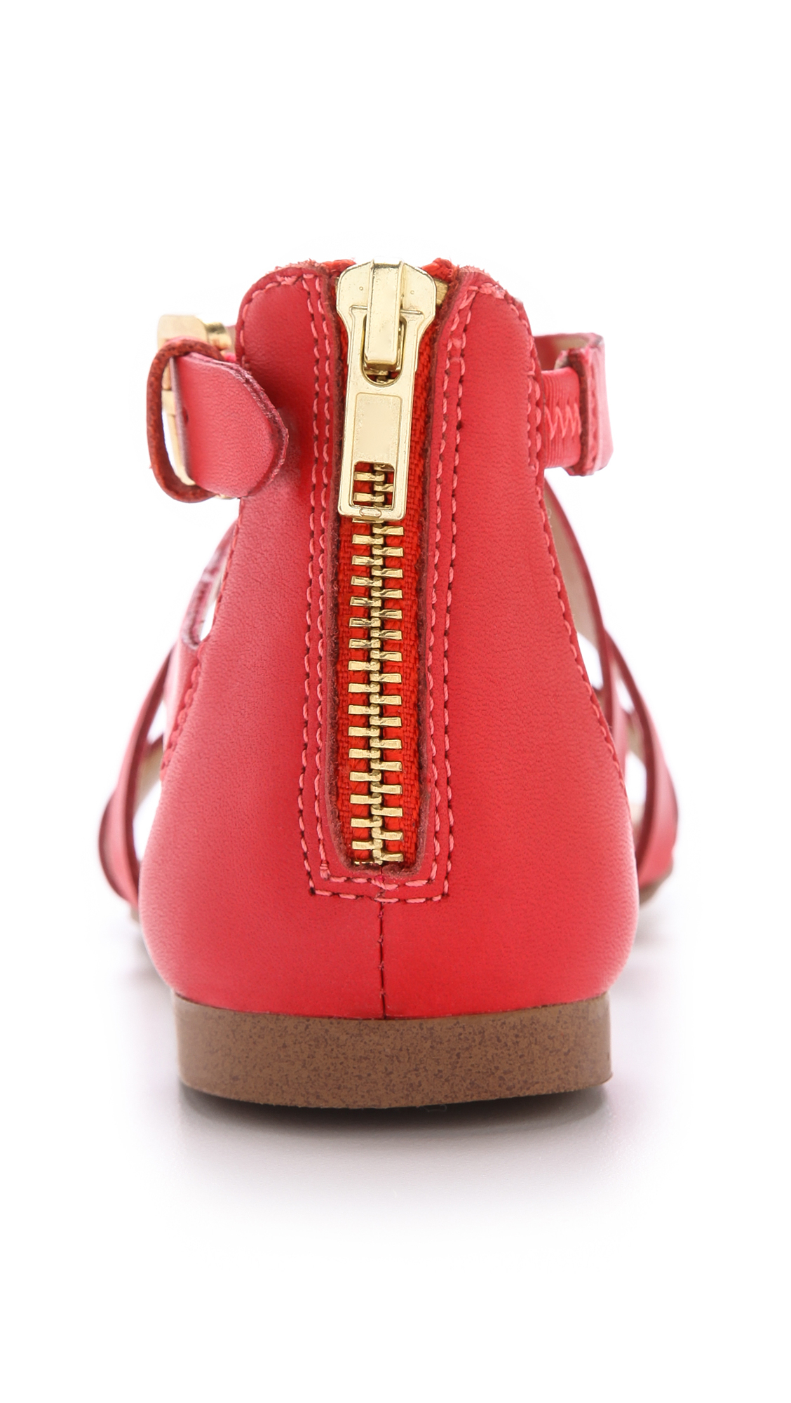 Lyst Splendid Cantina Flat Sandals in Red