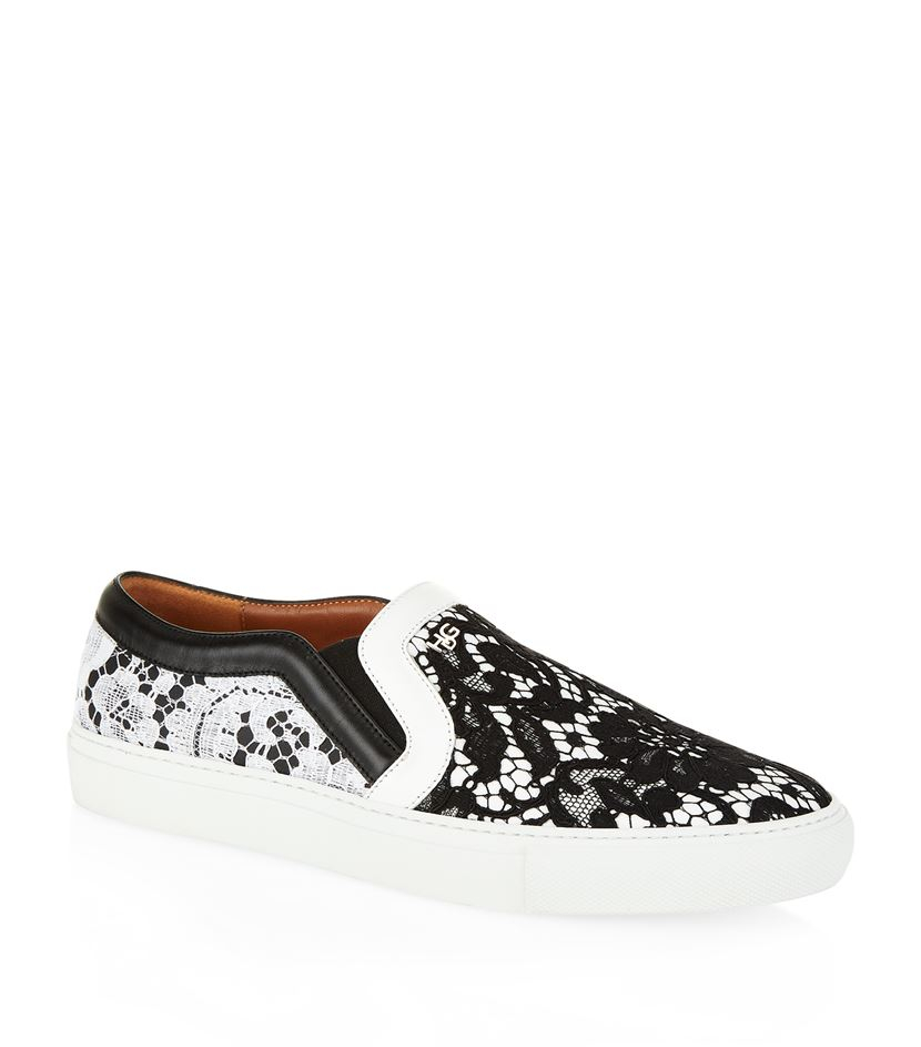 Givenchy Lace Skate Shoe in Black | Lyst