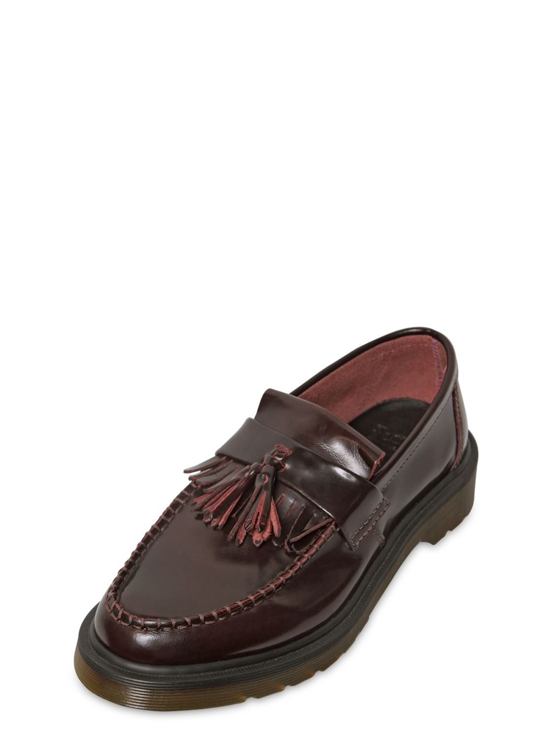 Lyst - Dr. Martens 30mm Core Adrian Tassel Leather Loafers in Red