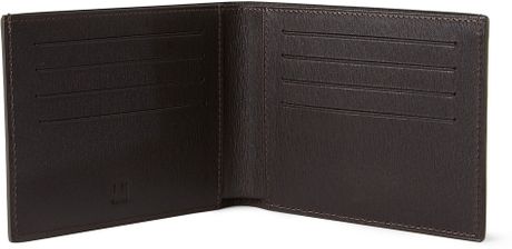 Dunhill Side Car Textured-Leather Billfold Wallet in Brown for Men | Lyst