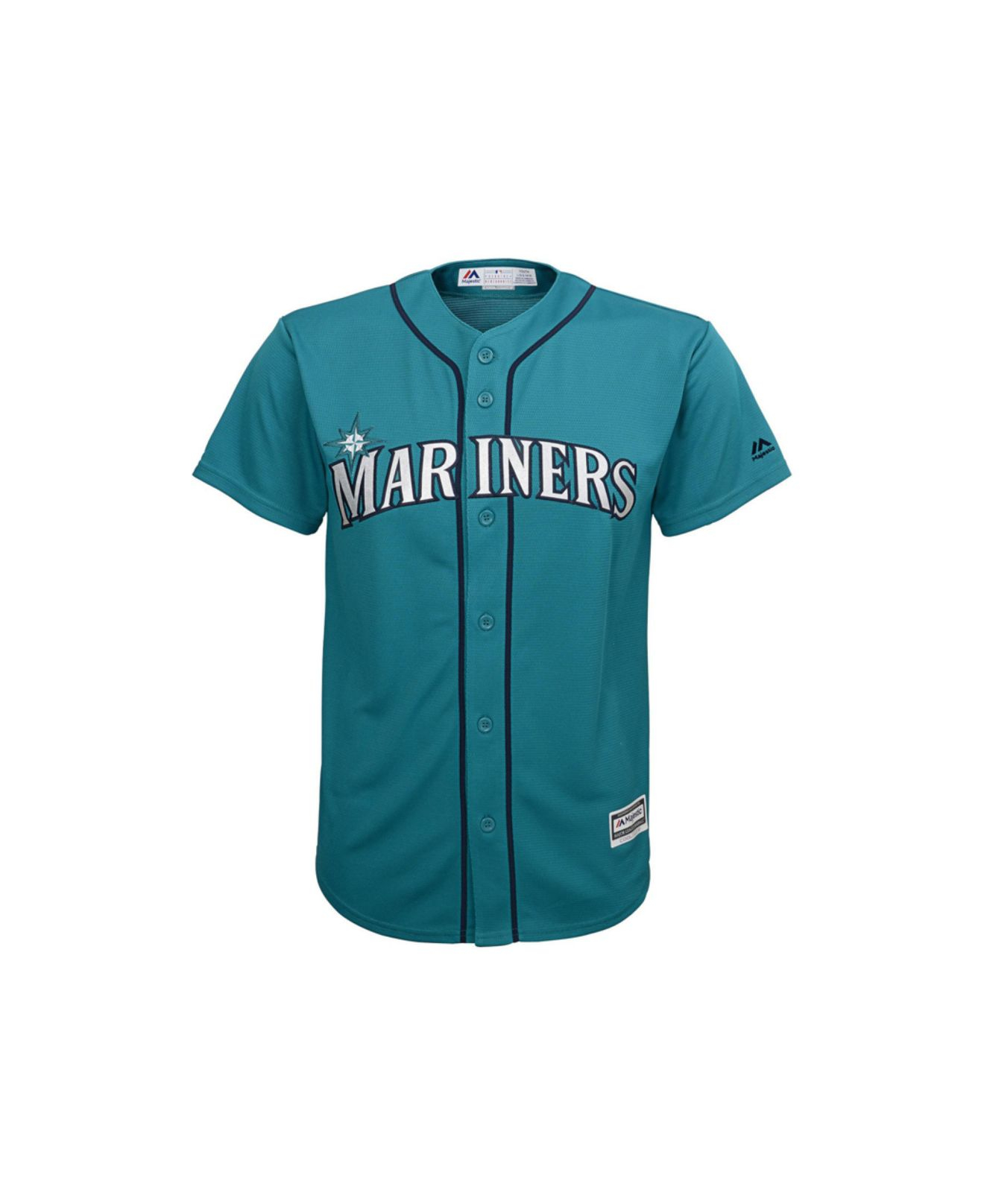 Majestic Boys' Seattle Mariners Replica Jersey in Teal Lyst