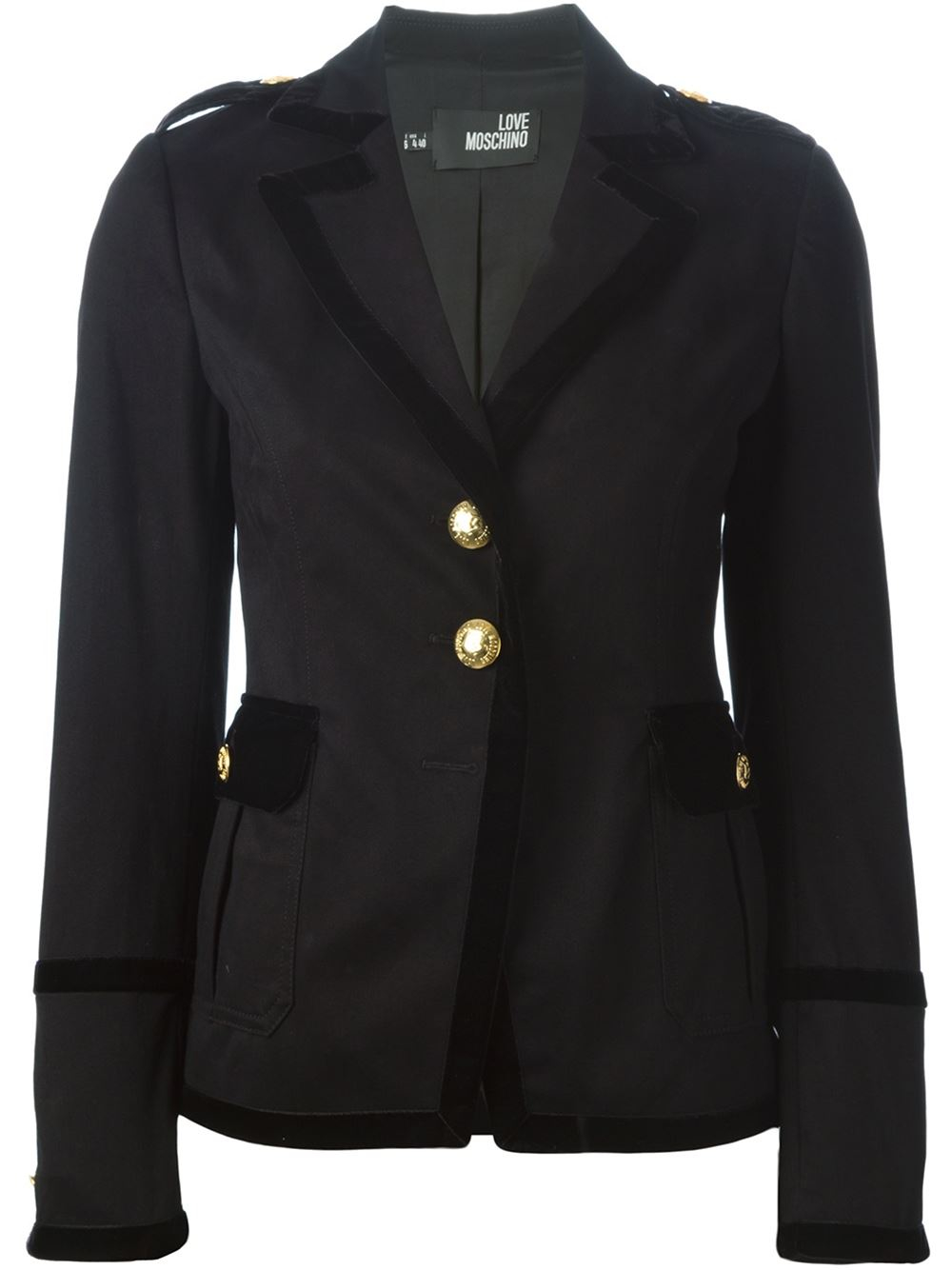 Military Style Coat Buttons Han Coats