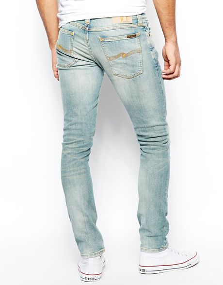 Nudie Jeans Tight Long John Skinny Fit Organic Osiris Denim in Blue for ...