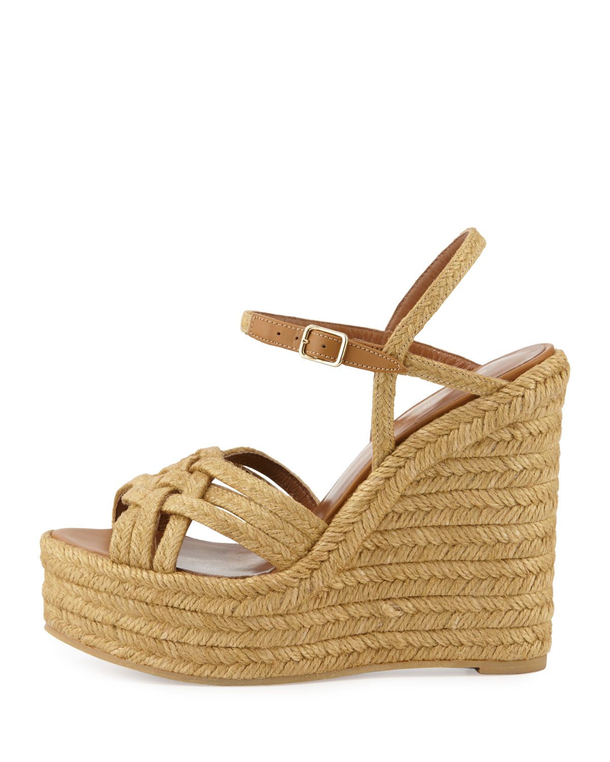 saint laurent wedge shoes