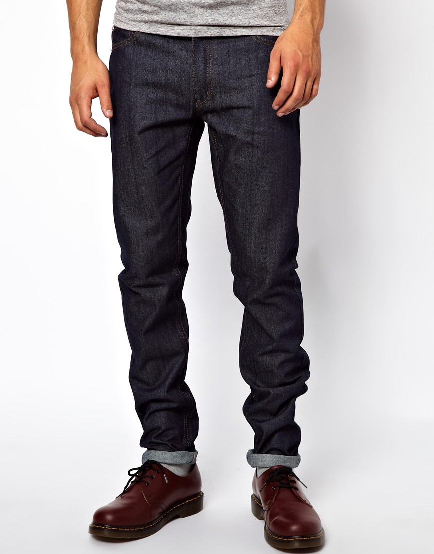 Lyst - Cheap Monday Jeans Slim Fit in Blue for Men