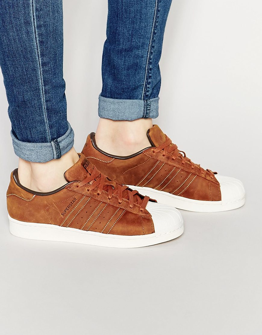 adidas originals superstar leather sneakers