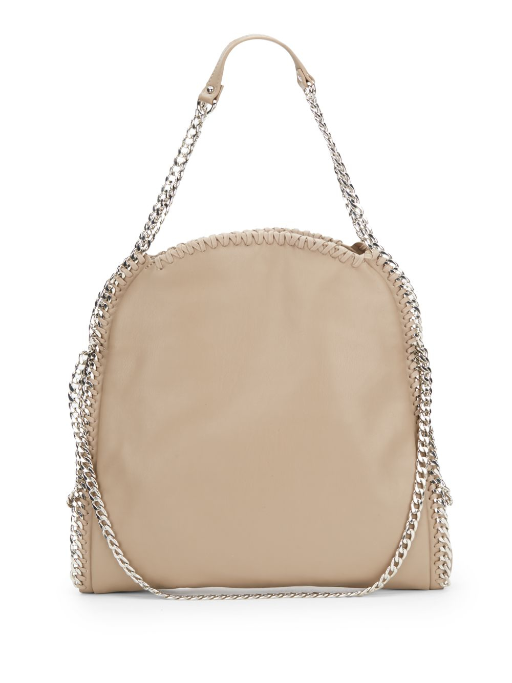 Lyst - Steve Madden Btotally Faux Leather Chain-trimmed Shoulder Bag in ...