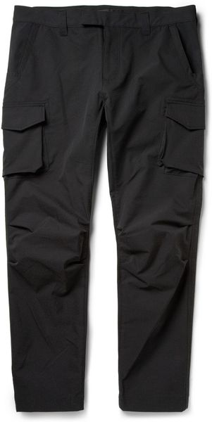 White Mountaineering Pertex Matteshell Cargo Trousers in Black for Men ...