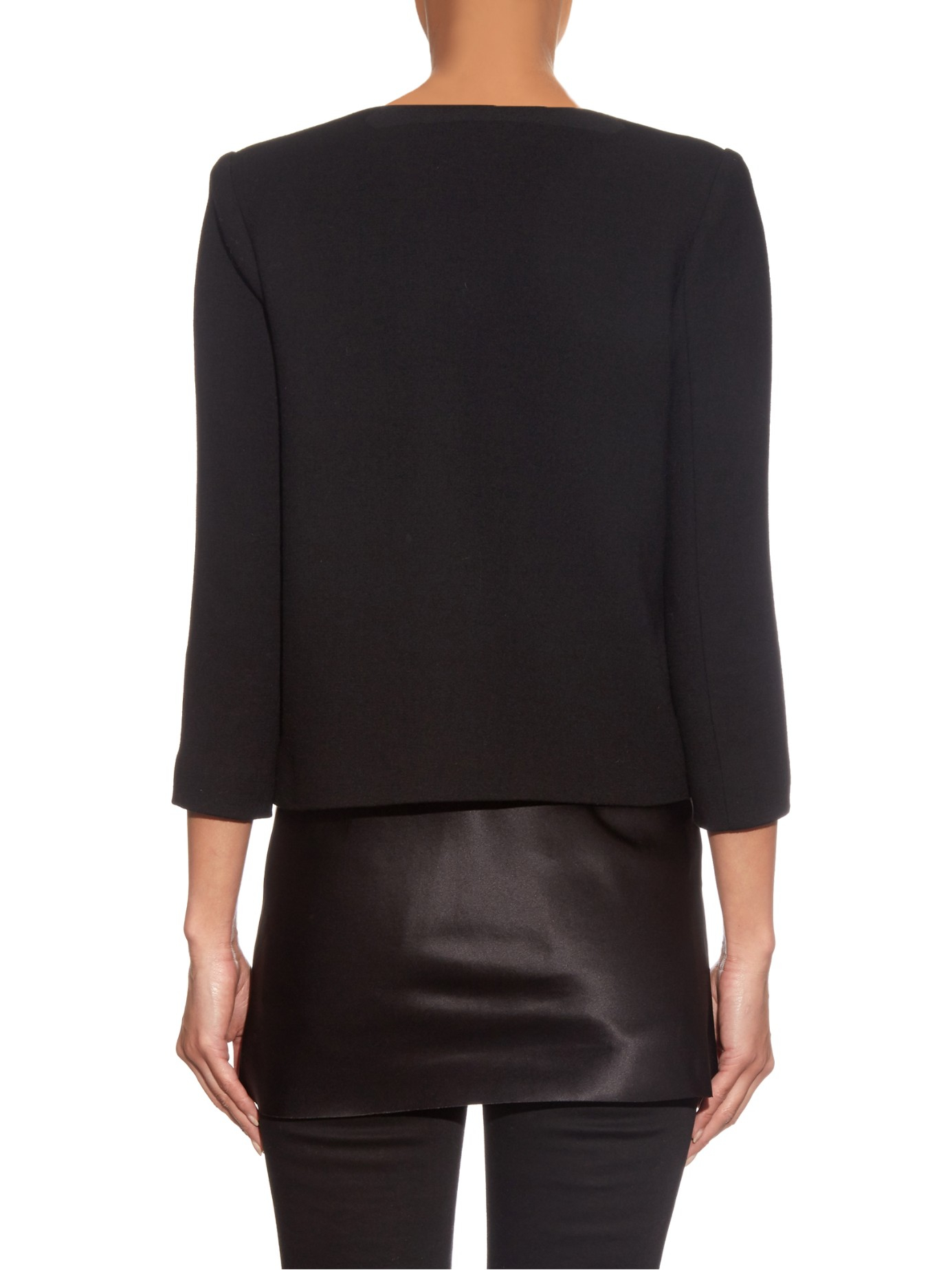 Raey Virgin Wool-blend Jacket in Black - Lyst