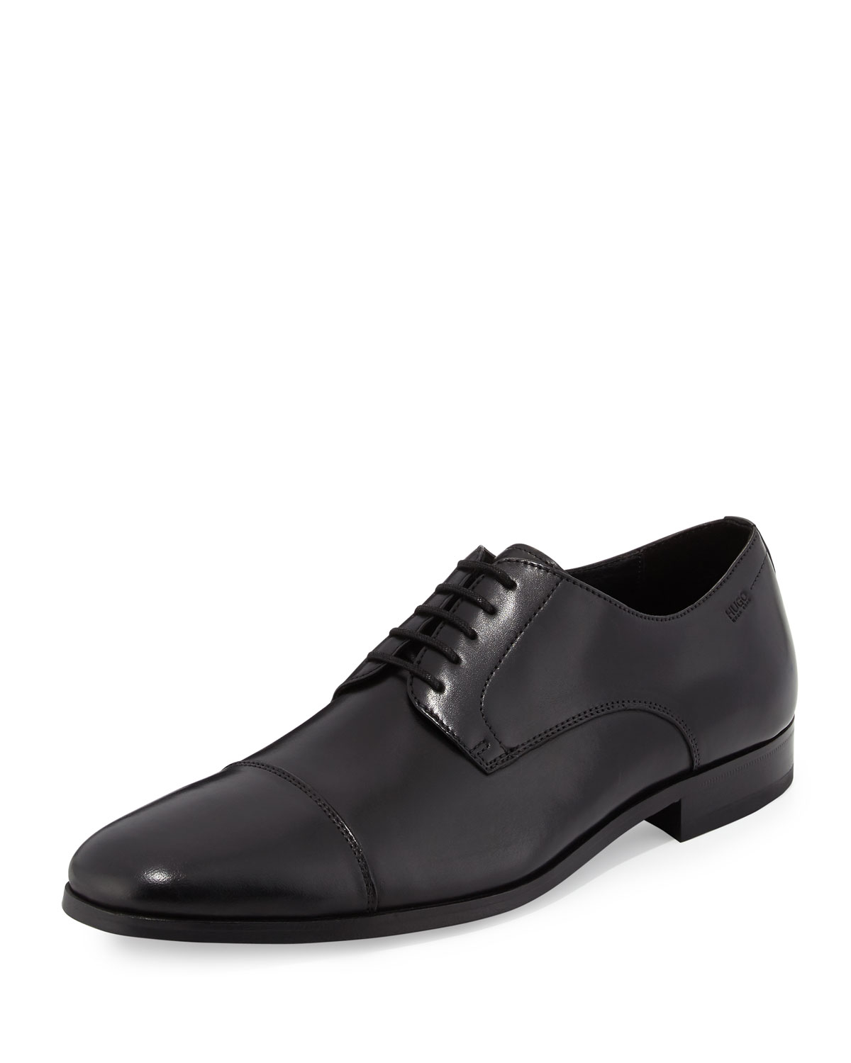 Boss Mation Cap-toe Lace-up Oxford in Black for Men | Lyst