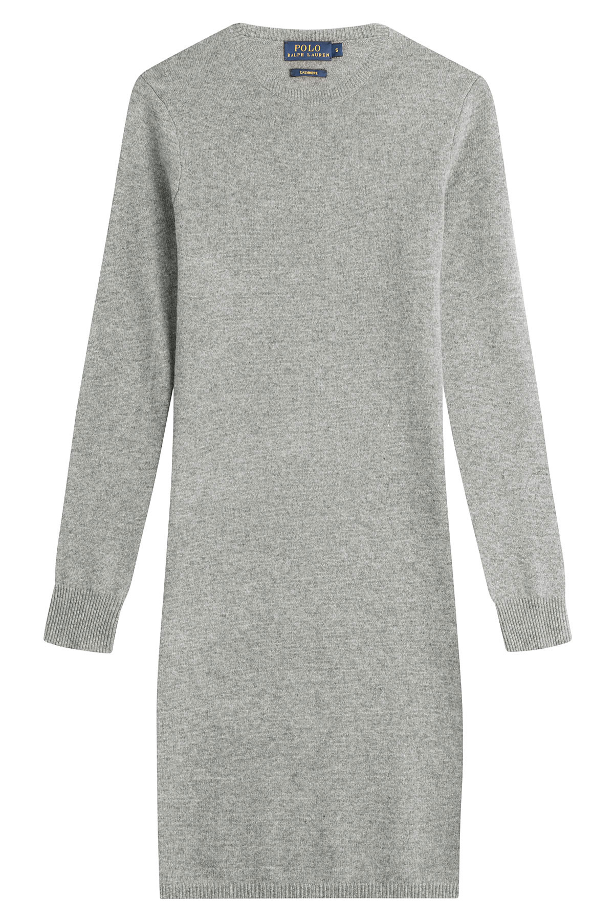 Lyst Polo Ralph Lauren Cashmere Sweater Dress Grey in Gray