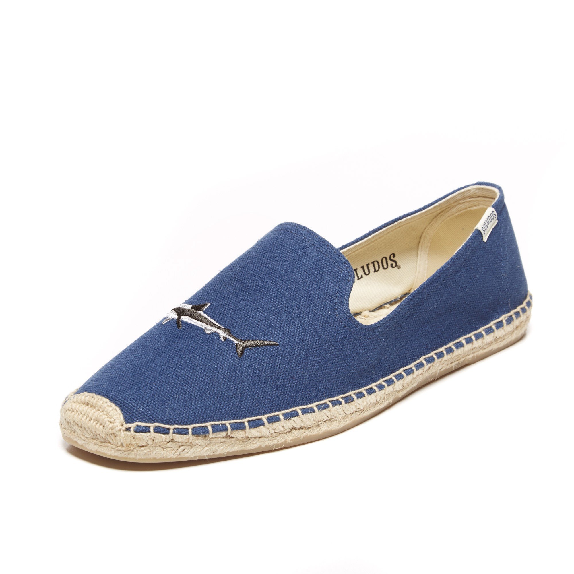 Soludos Mens Smoking Slipper Embroidery in Blue for Men (Navy) | Lyst