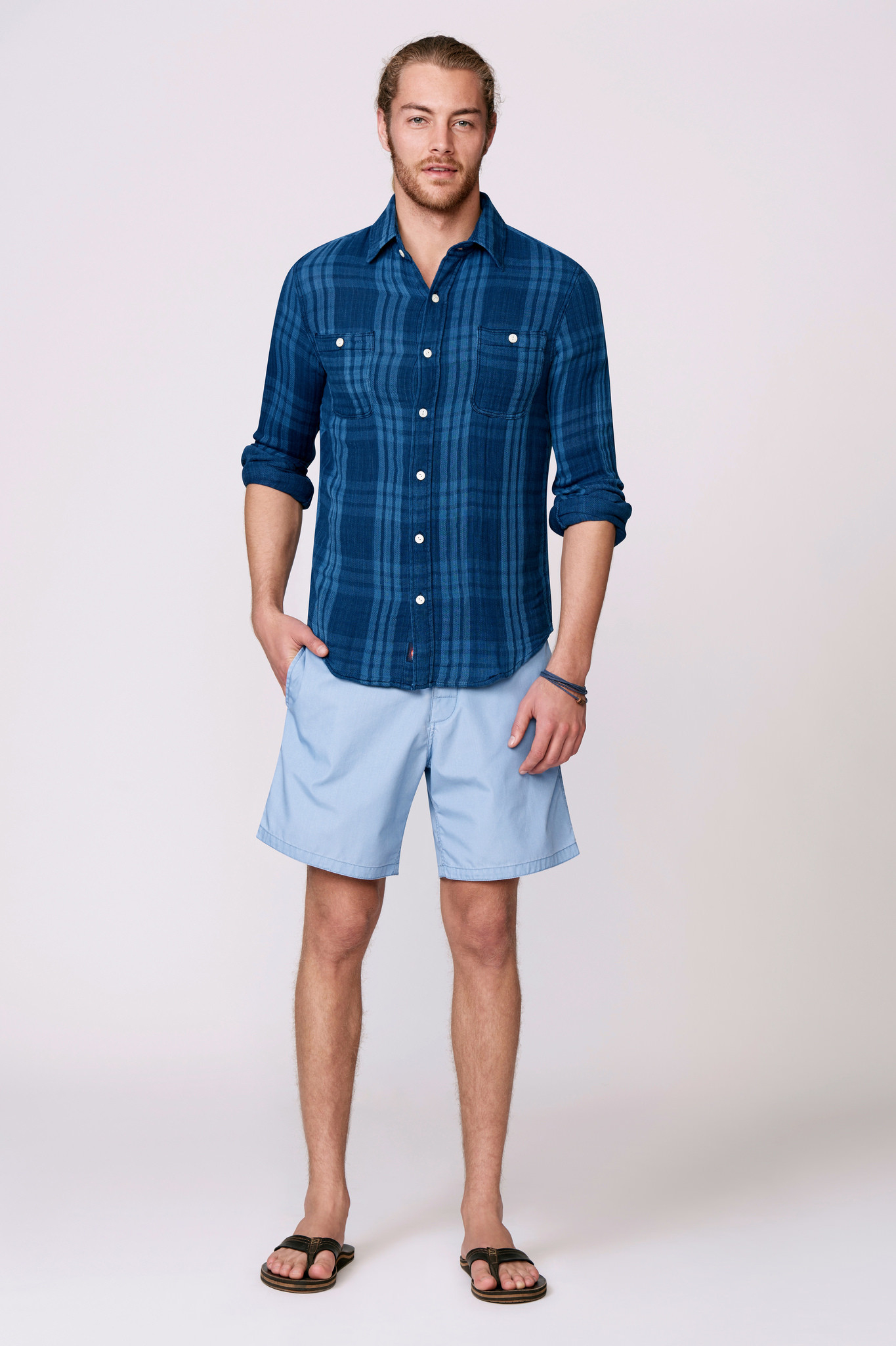 Faherty brand Classic Boardshort (7 Inch Inseam) in Blue for Men | Lyst