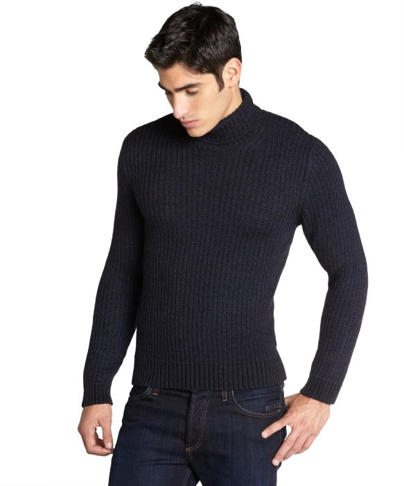 Mens Ribbed Turtleneck Sweaters - ShopStyle