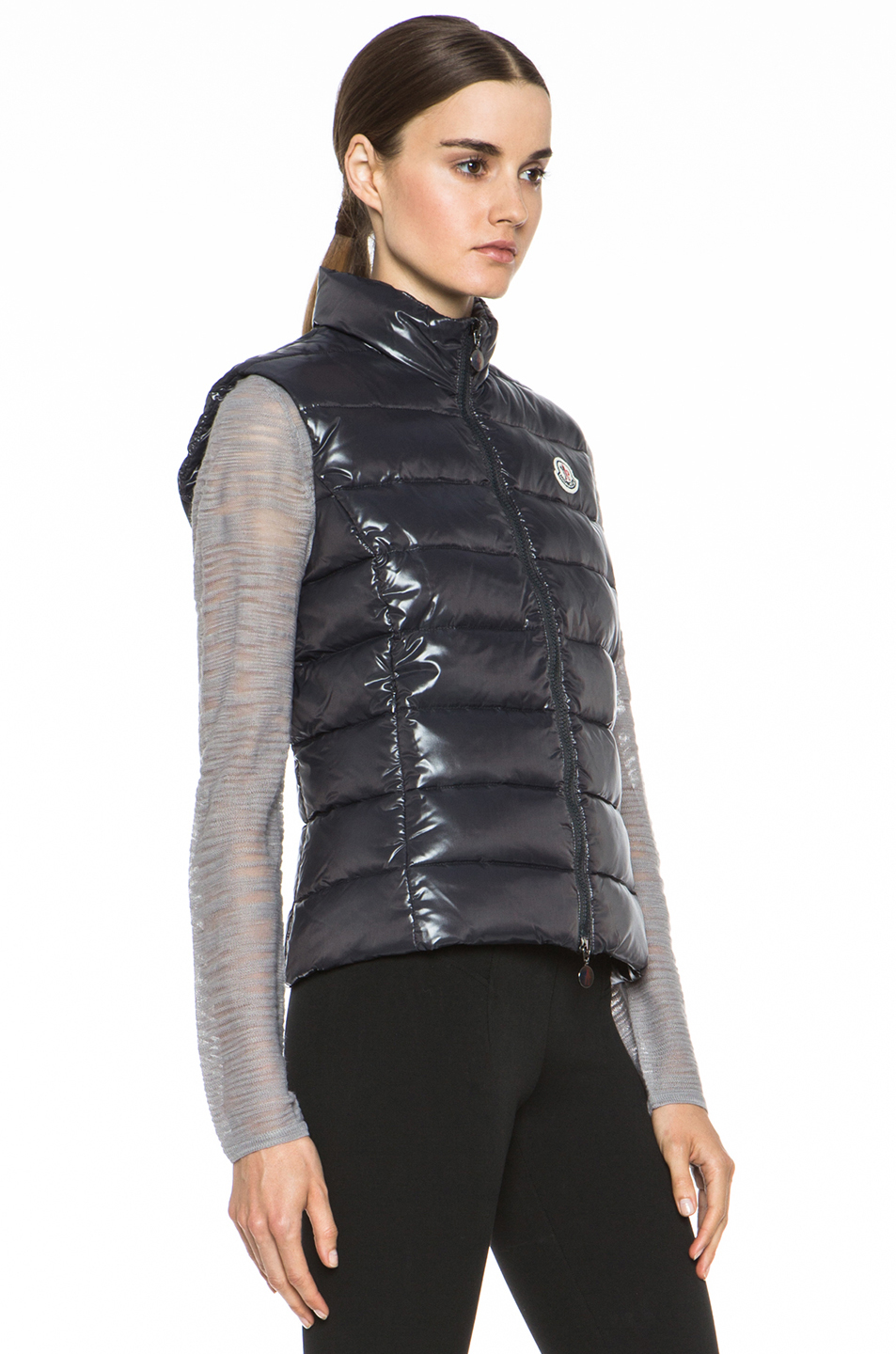 Lyst Moncler Ghany Vest in Gray