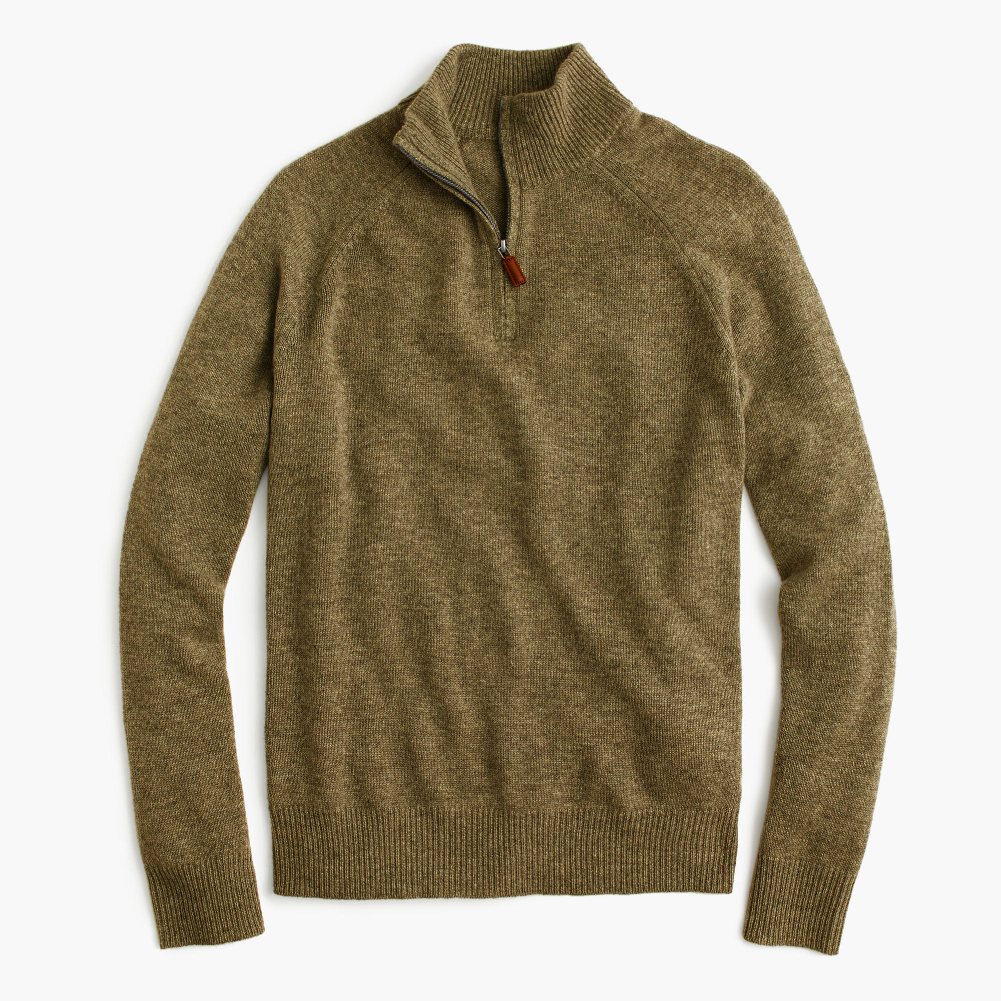 J.Crew | Green Italian Cashmere Half-zip Sweater for Men | Lyst