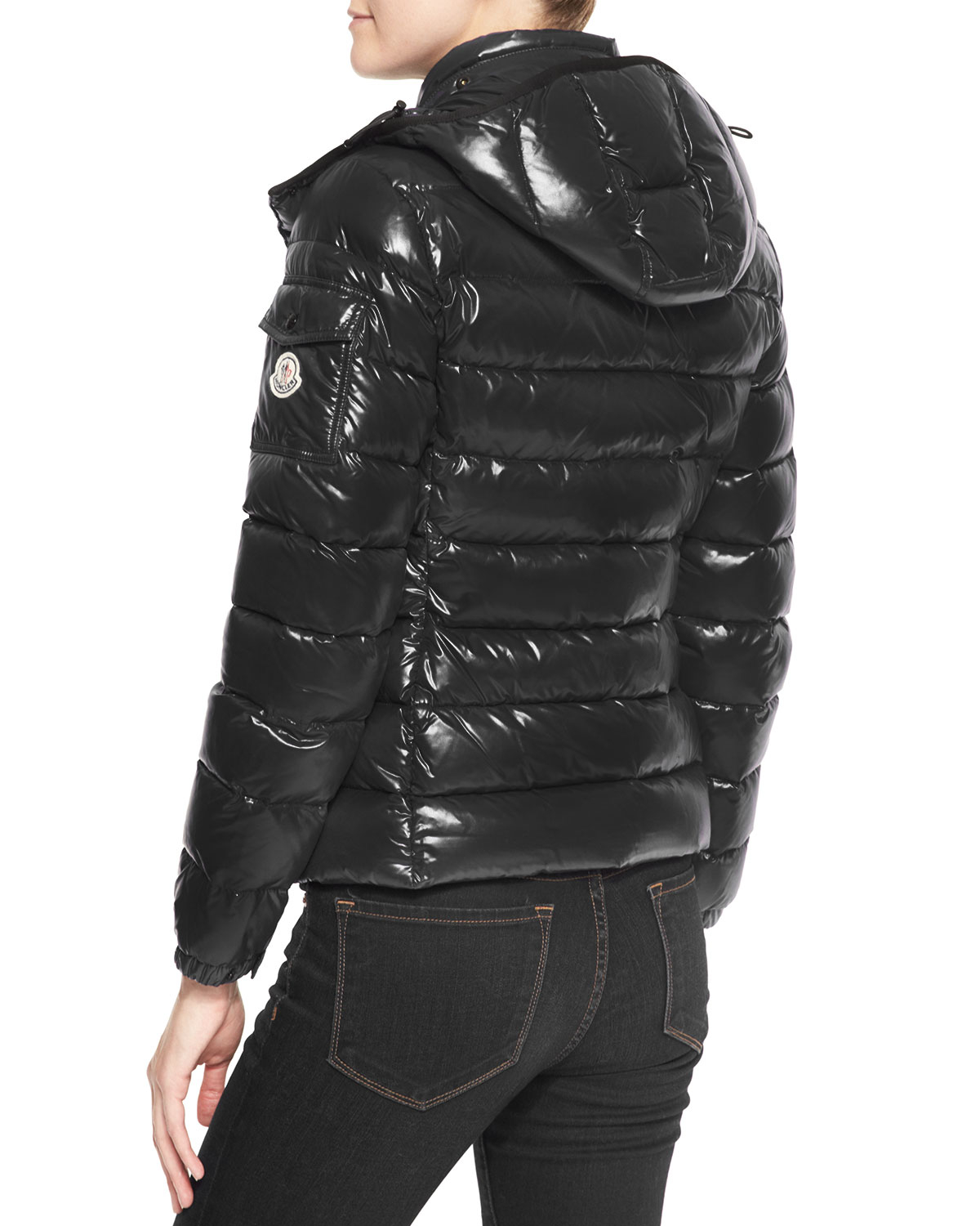 moncler black shiny jacket moncler black shiny jacket